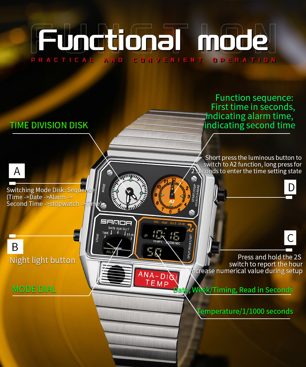 SANDA 3192 Factory Men's Wrist - Minute Repeater Watch reseña y precio